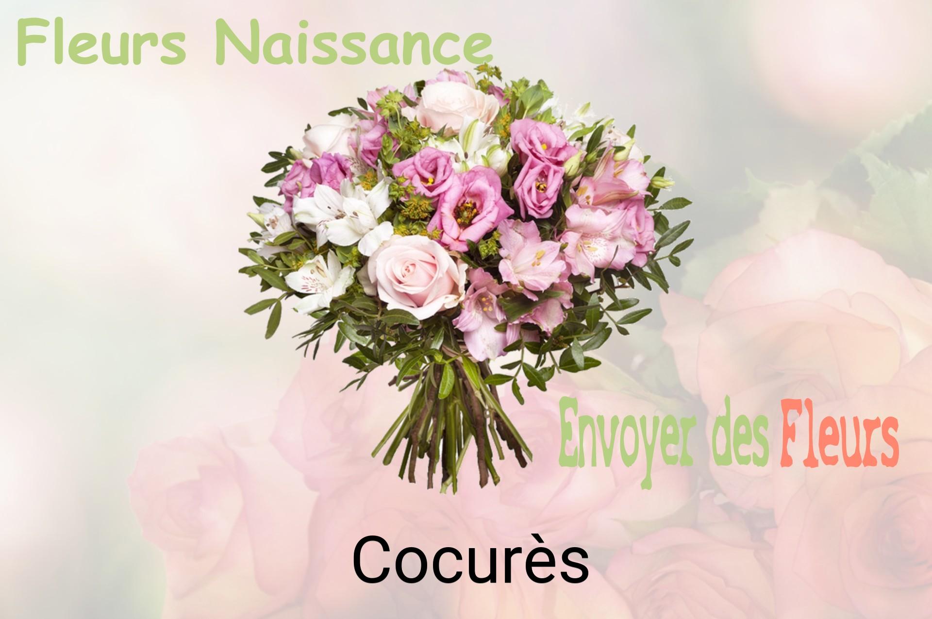Bouquet de fleurs de naissance livré à Cocurès